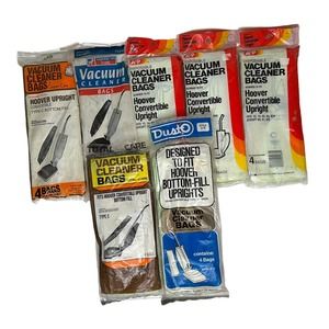 Vtg Lot of 27 Type C Hoover Upright Vacuum Cleaner Bags A&P Dust O Total Care